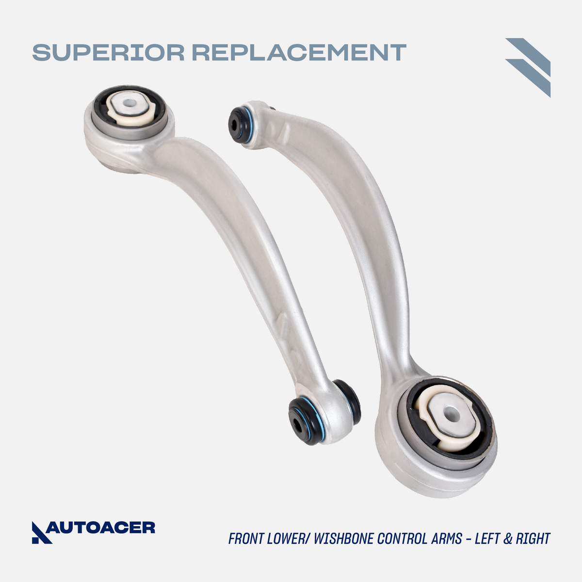 AUTOACER - 10p Front Upper Lower Control Arms, Sway Bar Links & Outer Tie Rods For Jaguar XK / XKR / XKR-S (X150) 2010-2015, XF / XFR / XFR-S (X250) 2008-2015