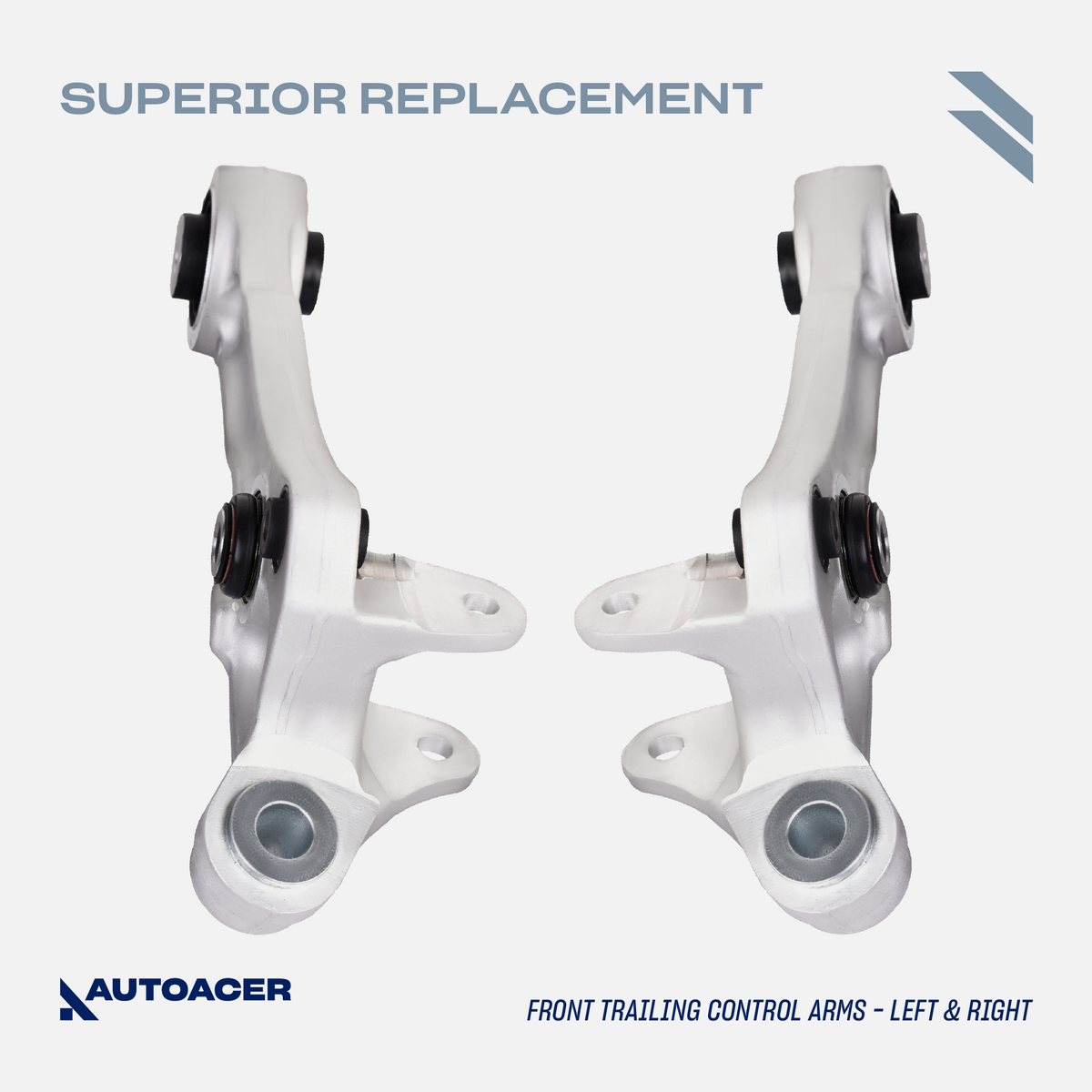 AUTOACER - 10p Front Upper Lower Control Arms, Sway Bar Links & Outer Tie Rods For Jaguar XK / XKR / XKR-S (X150) 2010-2015, XF / XFR / XFR-S (X250) 2008-2015