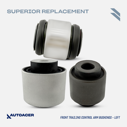 AUTOACER - 10p Front Upper, Lower Control Arms & Bushings For JAGUAR XJ / XJR / XJ8 2003-2009, SUPER V8 2005-2009, VANDEN PLAS 2004-2009, XK / XKR / XKR-S 2006-2014