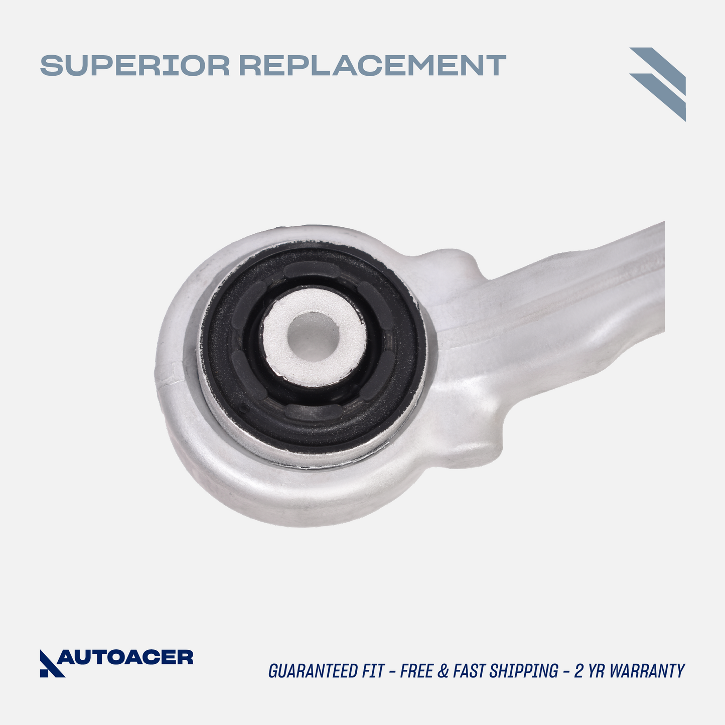 AUTOACER - Front Upper, Lower Control Arms with Bushings Fitted, Trailing Arms, Strut Mounts, Spring Seats, Bumper & Boots 18 Pcs for JAGUAR S-TYPE V6 V8 (X200), XF / XFR /XFR-S (X-250)
