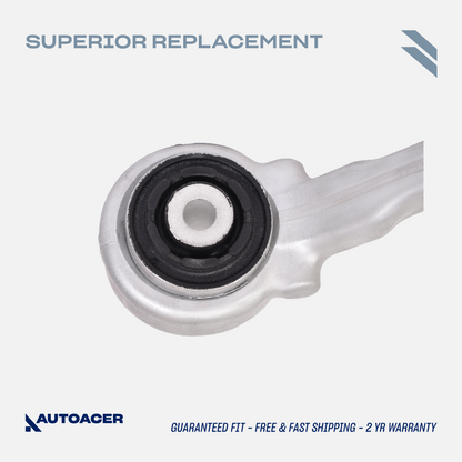 AUTOACER - Front Upper, Lower Control Arms with Bushings Fitted, Trailing Arms, Strut Mounts, Spring Seats, Bumper & Boots 18 Pcs for JAGUAR S-TYPE V6 V8 (X200), XF / XFR /XFR-S (X-250)