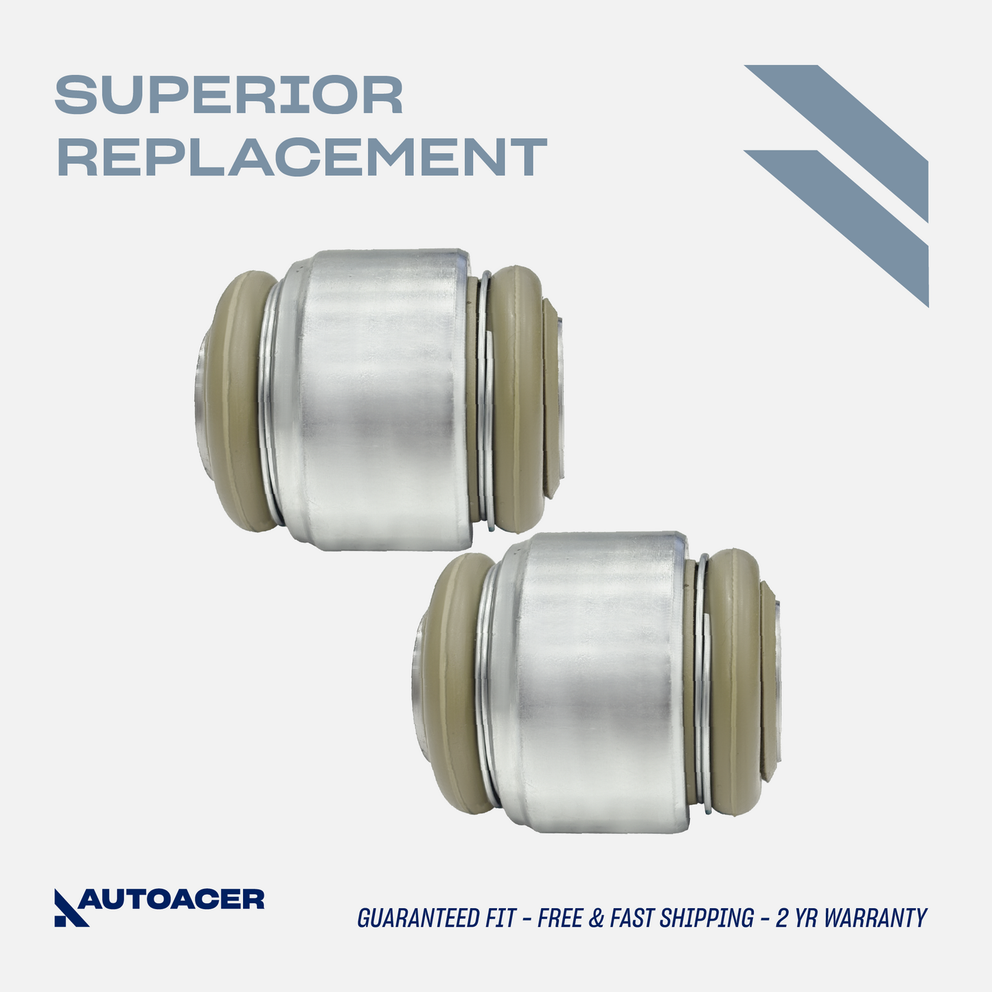 AUTOACER - 2p Rear Lower Wishbone Arm Bushings (Hydra Oil-Filled) For LINCOLN LS / 2000 - 2006, FORD Thunderbird 2002 - 2005