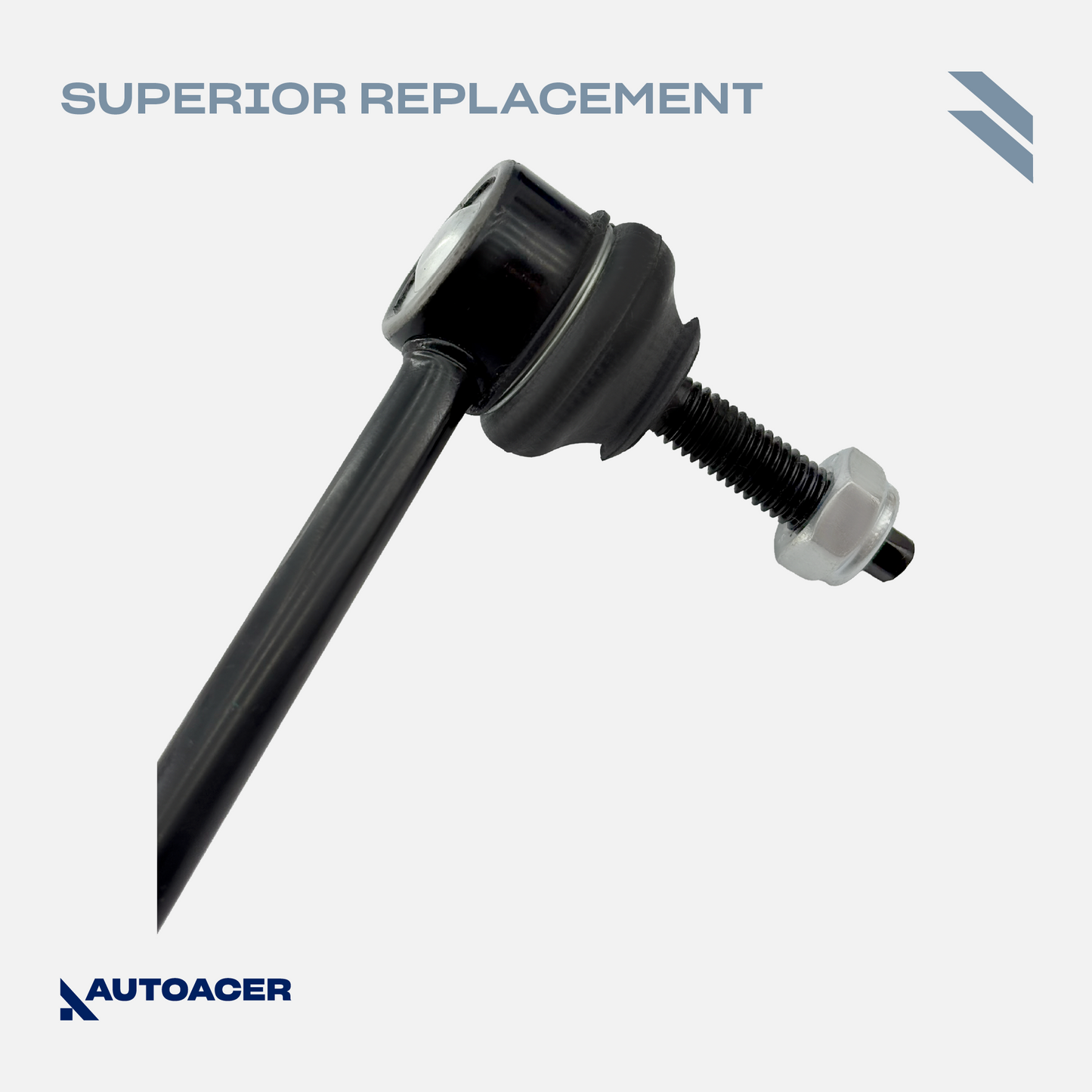 AUTOACER - 6p Front Upper Control Arms with Bushings & Ball Joints Pre-Fitted, Stabilizer Bar Links & Outer Tie Rod Ends For JAGUAR S-TYPE V6 V8 1999 - 2003