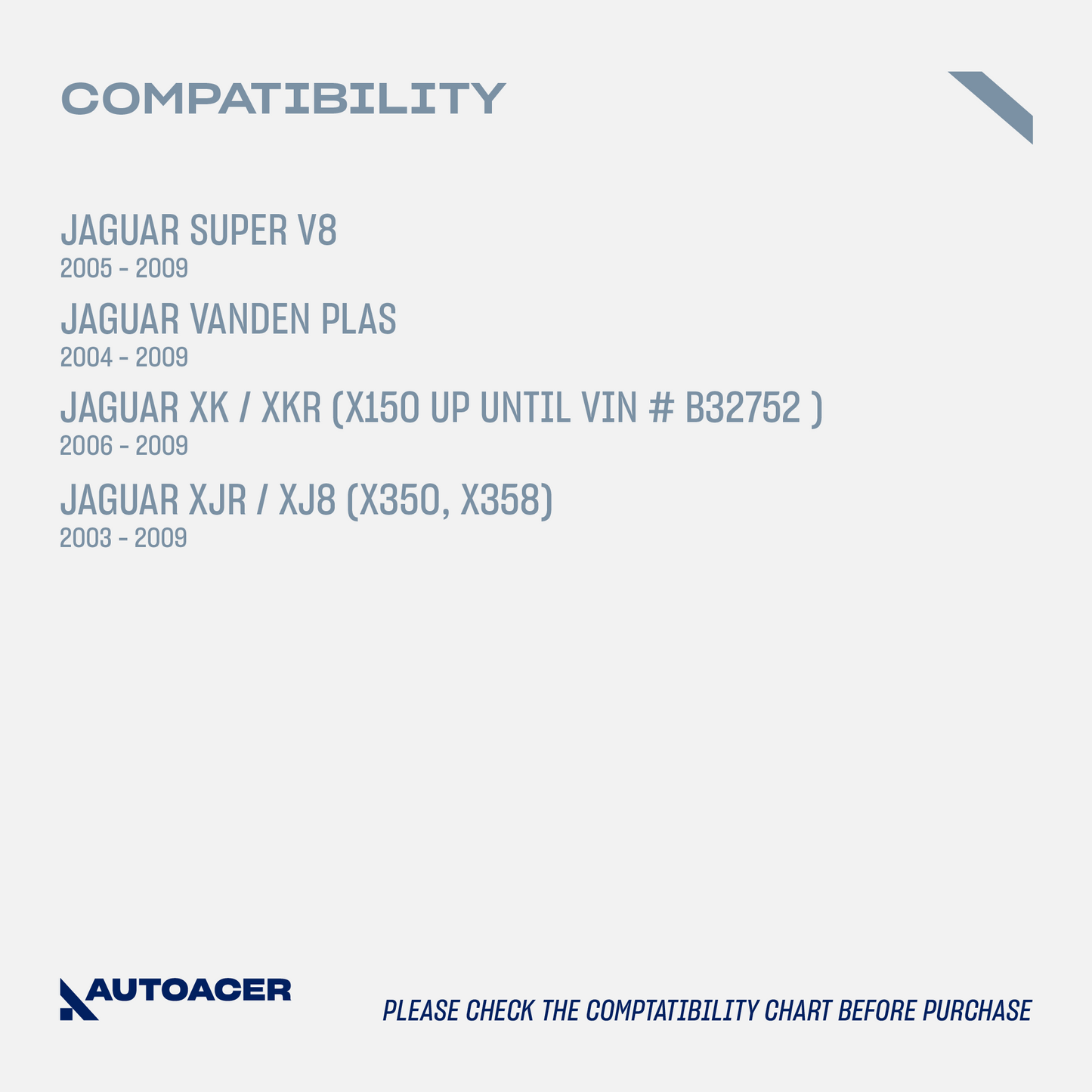 AUTOACER - 10p Front Upper Lower Control Arms, Trailing Arms, Stabilizer Bar Links & Tie Rods For JAGUAR XJR / XJ8, SUPER V8, VANDEN PLAS XK / XKR
