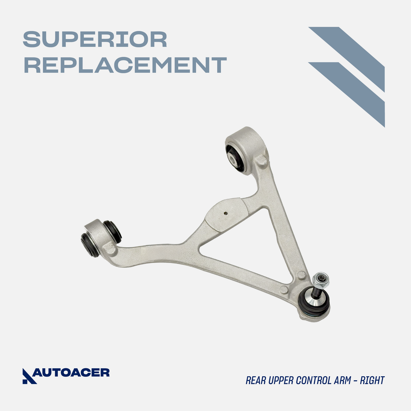 AUTOACER - Front & Rear Upper Control Arm Kit 4 Pcs for S-TYPE (X200), XJ (XJR / XJ8), XJ (XJR / XJR575), XK / XKR / XKR-S, F-TYPE (X-152), VANDEN PLAS, SUPER V8