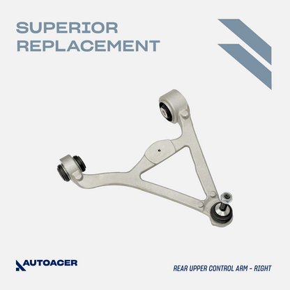 AUTOACER - Front & Rear Upper Control Arm Kit 4 Pcs for S-TYPE (X200), XJ (XJR / XJ8), XJ (XJR / XJR575), XK / XKR / XKR-S, F-TYPE (X-152), VANDEN PLAS, SUPER V8