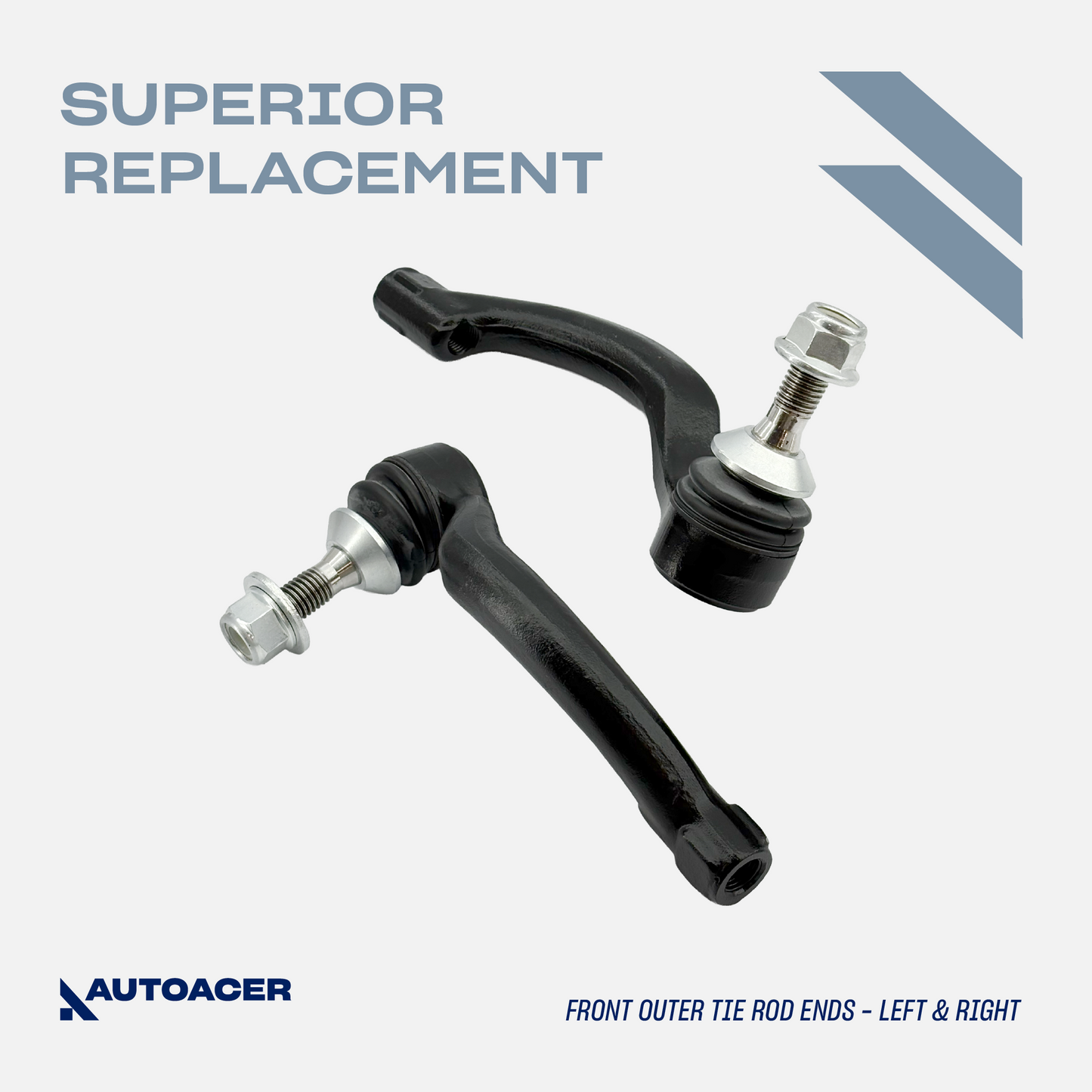 AUTOACER - 8p Front & Rear Torque Tie Rod Ends & Sway Bar Link Kit For Jaguar XK / XKR / XKR-S 2010 - 2015, XF / XFR / XFR-S 2008 - 2015
