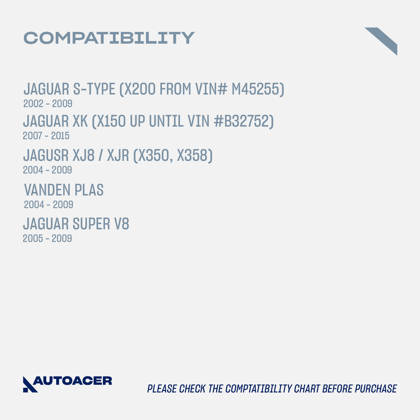 AUTOACER - 10p Front Upper Control Arms, Sway Bar Bushings (31mm), Ball Joints, Stabilizer Bar Links & Tie Rods for JAGUAR S-TYPE, XK, SUPER V8, VANDEN PLAS, XJ8 / XJR