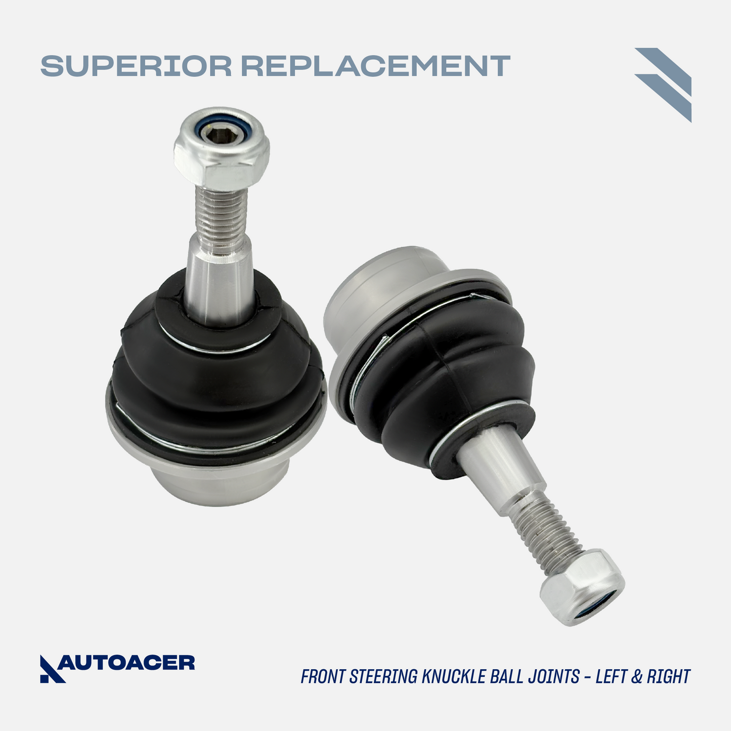 AUTOACER - 10p Front Upper Control Arms, Sway Bar Bushings (31mm), Ball Joints, Stabilizer Bar Links & Tie Rods for JAGUAR S-TYPE, XK, SUPER V8, VANDEN PLAS, XJ8 / XJR