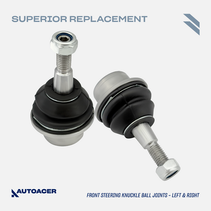 AUTOACER - 10p Front Upper Control Arms, Sway Bar Bushings (31mm), Ball Joints, Stabilizer Bar Links & Tie Rods for JAGUAR S-TYPE, XK, SUPER V8, VANDEN PLAS, XJ8 / XJR