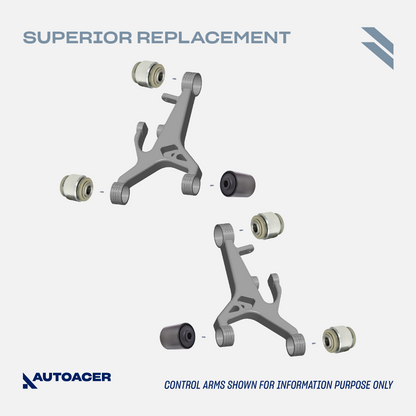 AUTOACER - 20p Front & Rear Stabilizer Bar Links, Tie Rods, Trailing Arm Bushings & Hydra Bushes 54mm For JAGUAR S-Type, XK / XKR, Super V8, Vanden Plas
