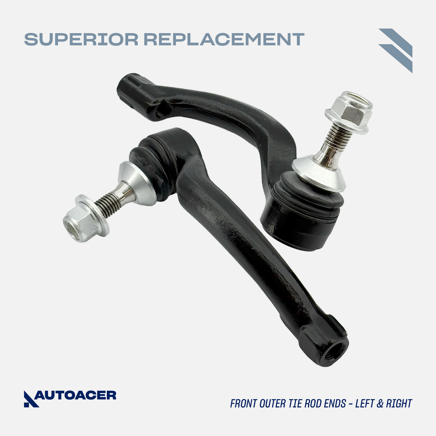 AUTOACER - Front Upper Control Arms, Stabilizer Bar Links, Outer Tie Rod Ends, Ball Joints & Sway Bar Bushings (31mm) For JAGUAR XK / XKR / XKR-S 2010 - 2015, XF / XFR / XFR-S 2008 - 2015