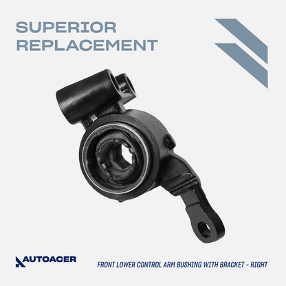 AUTOACER - Front Lower Rearward Control Arm Bushings with Bracket 2 Piece for MINI COOPER R50/52/53 