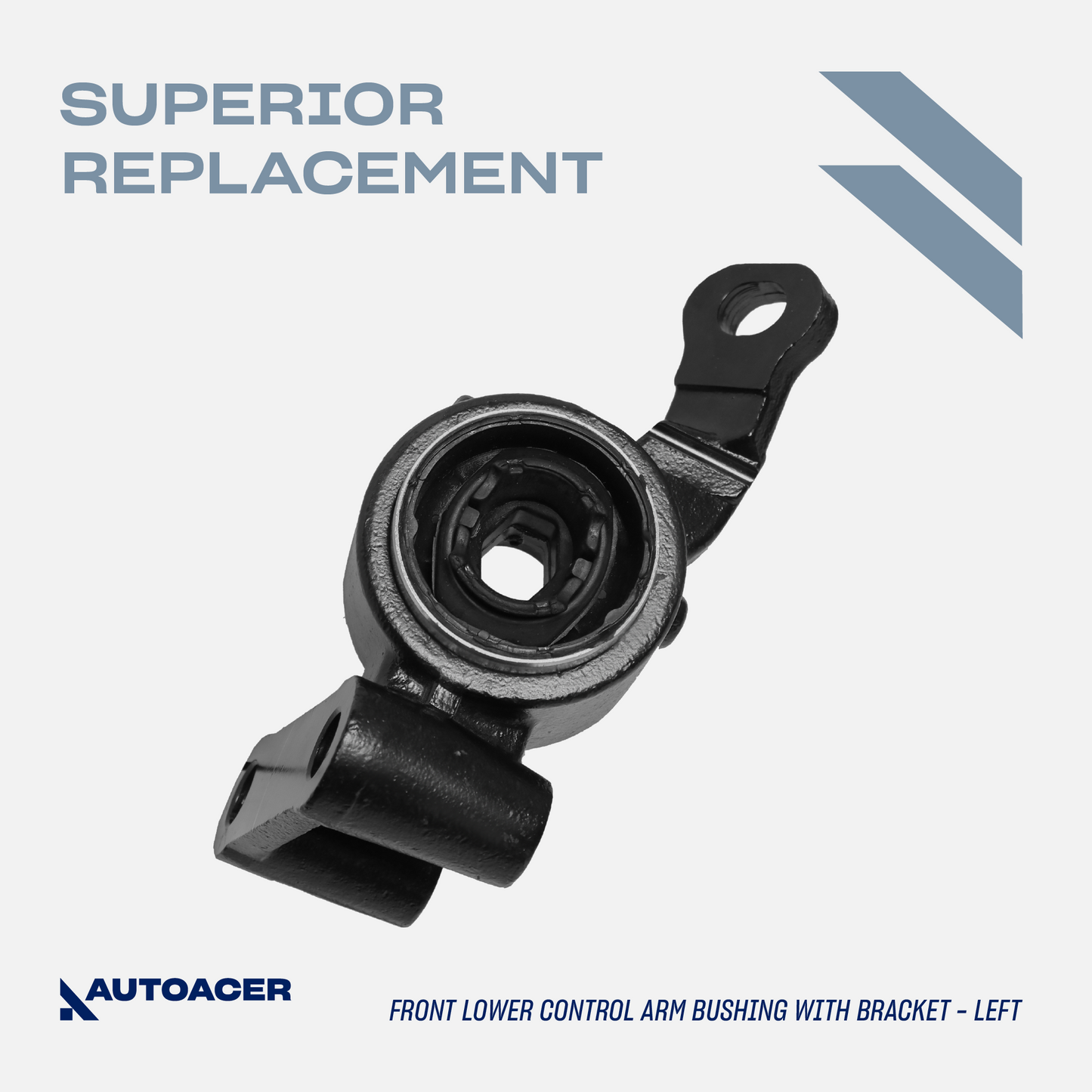 AUTOACER - Front Lower Rearward Control Arm Bushings with Bracket 2 Piece for MINI COOPER R50/52/53 