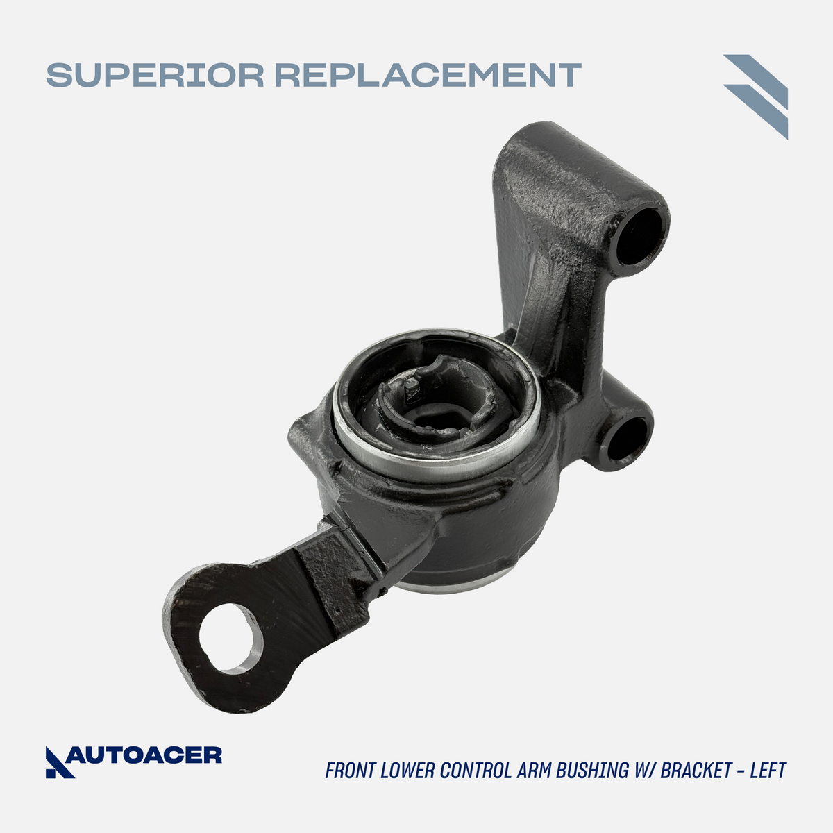 AUTOACER - 4p Front Lower Control Arms & Control Arm Bushings with Brackets For MINI COOPER, COOPER S, ONE / ONE DIESEL, WORKS / S WORKS, JOHN COPPER WORKS 2001 - 2008 