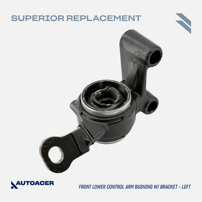 AUTOACER - 4p Front Lower Control Arms & Control Arm Bushings with Brackets For MINI COOPER, COOPER S, ONE / ONE DIESEL, WORKS / S WORKS, JOHN COPPER WORKS 2001 - 2008 