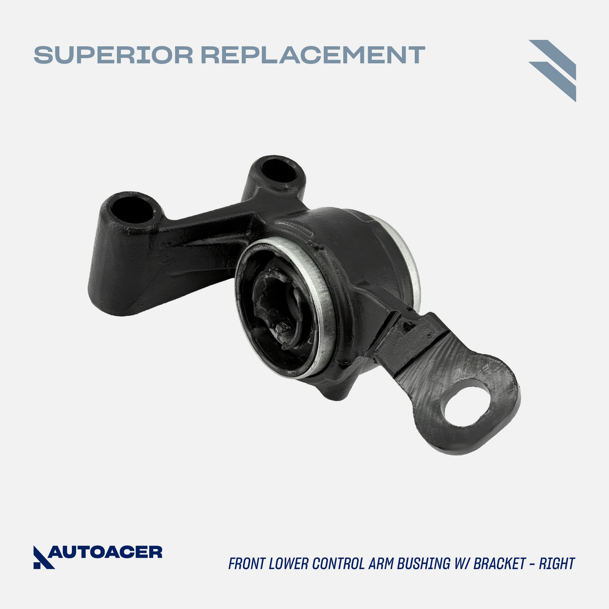 AUTOACER - 4p Front Lower Control Arms & Control Arm Bushings with Brackets For MINI COOPER, COOPER S, ONE / ONE DIESEL, WORKS / S WORKS, JOHN COPPER WORKS 2001 - 2008 