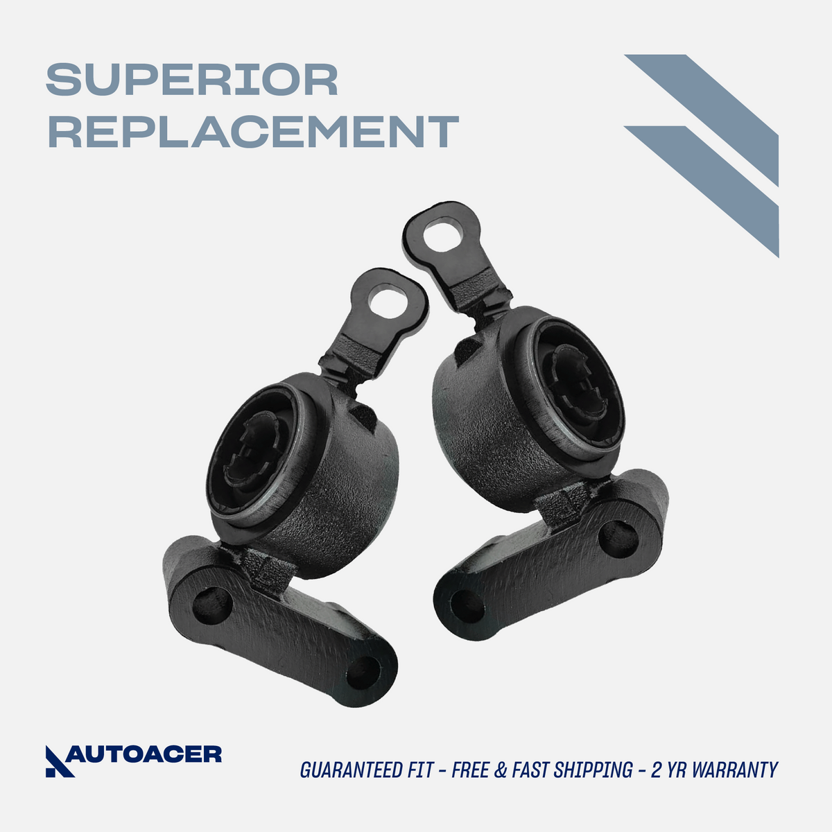 AUTOACER - 4p Front Lower Control Arms & Control Arm Bushings with Brackets For MINI COOPER, COOPER S, ONE / ONE DIESEL, WORKS / S WORKS, JOHN COPPER WORKS 2001 - 2008 