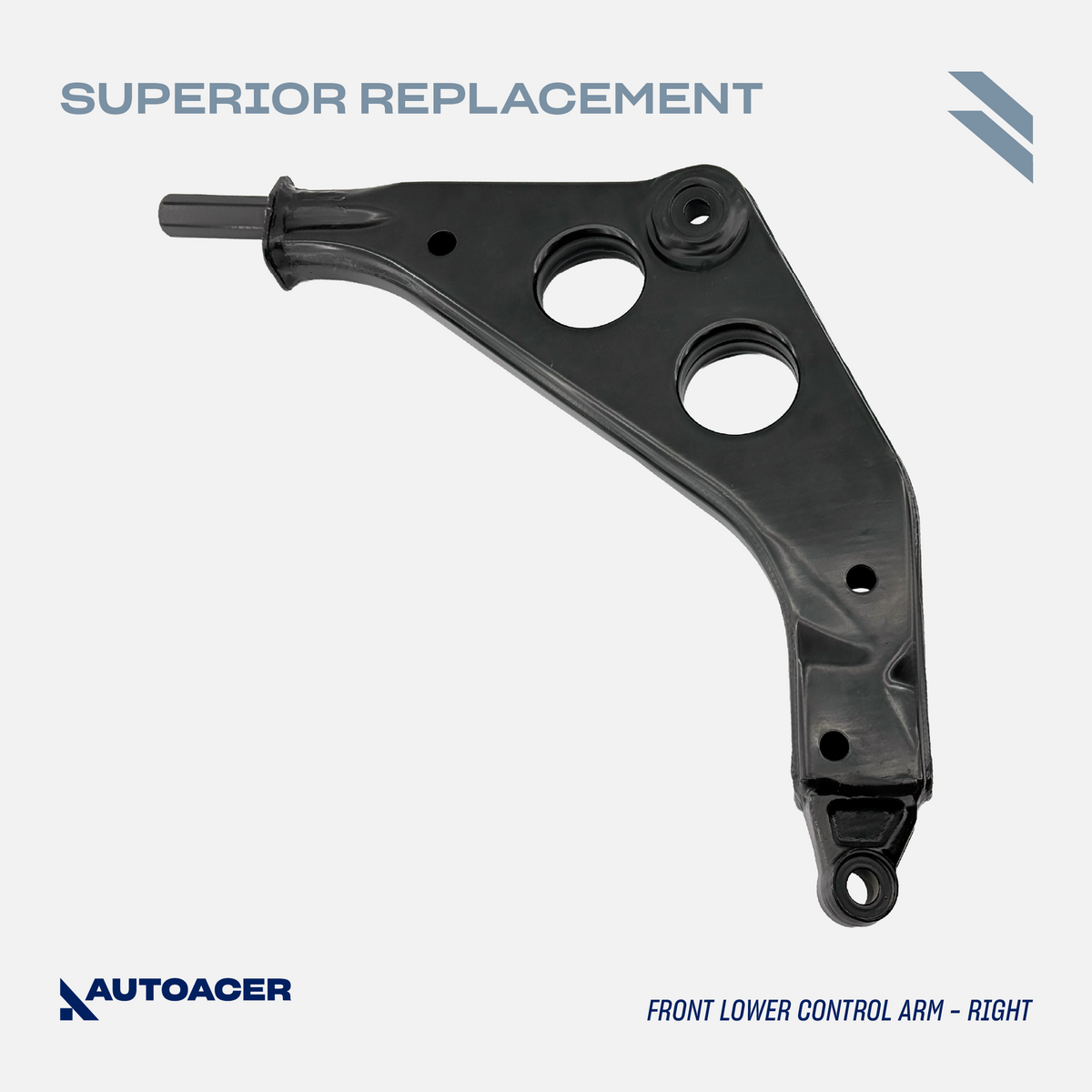 AUTOACER - 2p Front Lower Control Arms (Left & Right) without Bushing & Ball Joint Fitted For MINI COOPER, COOPER S, ONE/ONE DIESEL, WORKS/S WORKS, JOHN COPPER WORKS 2001-2008