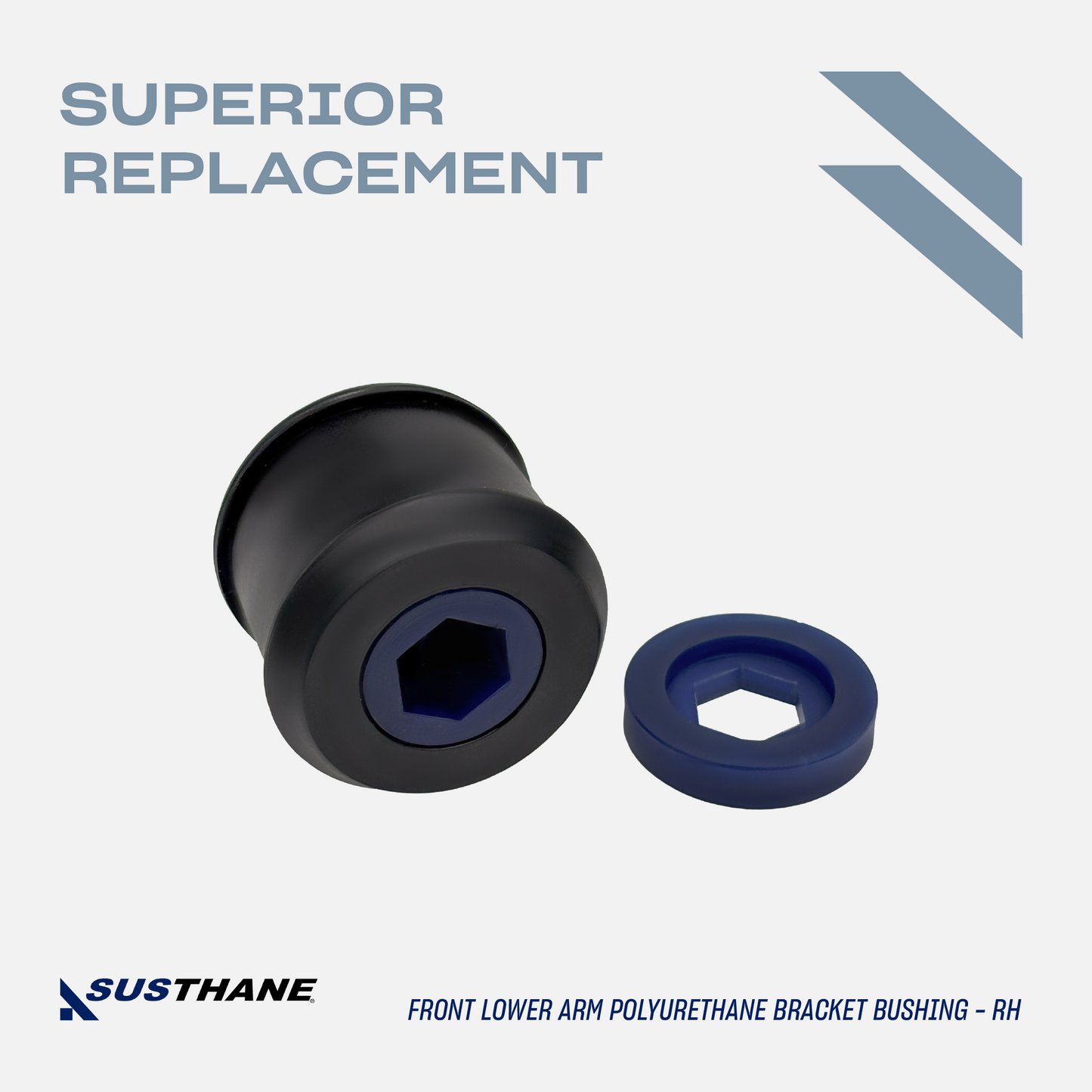 AUTOACER - Front Lower Control Arm Wishbone Bushing 2p Polyurethane for Mini Cooper 2002-2015