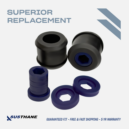 AUTOACER - Front Lower Control Arm Wishbone Bushing 2p Polyurethane for Mini Cooper 2002-2015