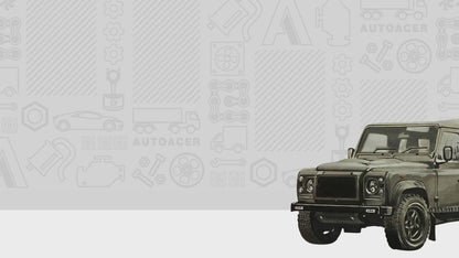AUTOACER -2p Rear Tough Rubber MudFlaps For LAND ROVER DEFENDER 90/110/130 83-16