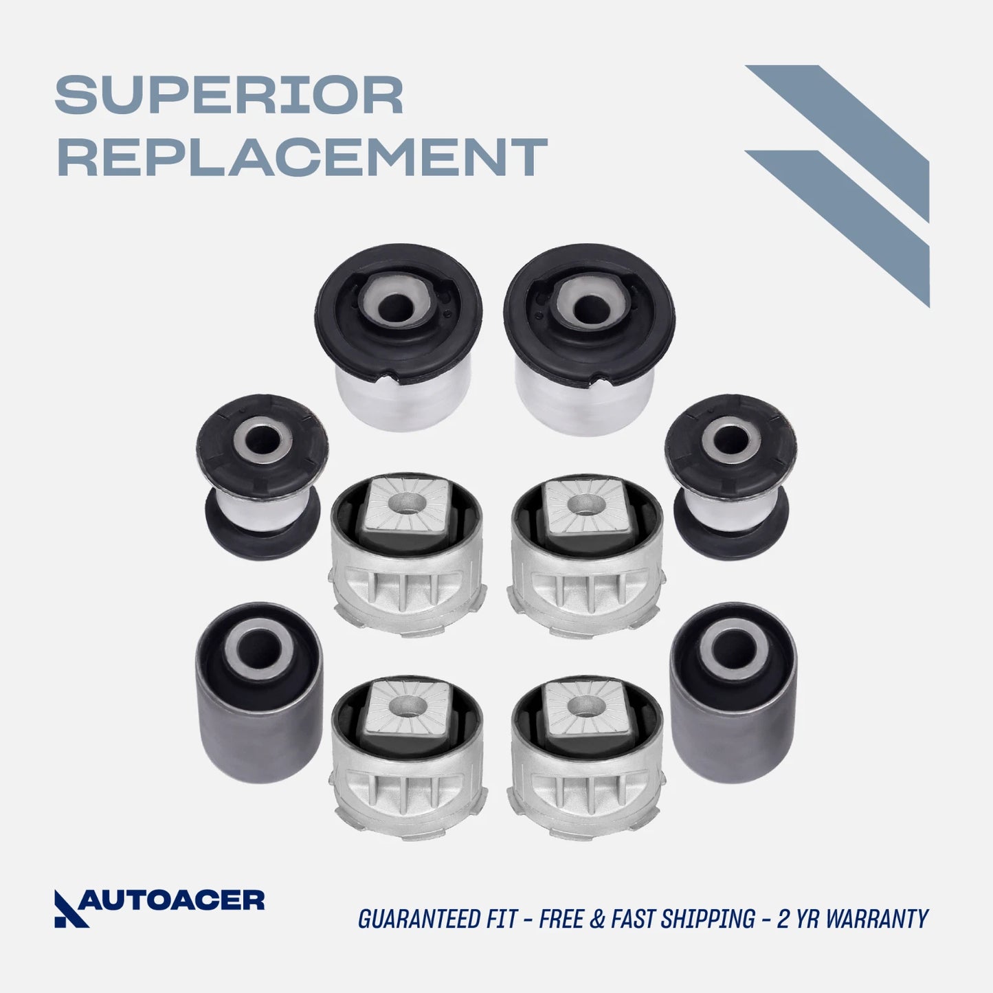 Front End Suspension Kit 10 Pcs - Front Lower Control Arm Bushings & Subframe Mounts for Porsche  Cayenne 955 2002-2007, Cayenne 957 2007-2010